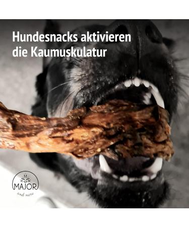 Premium Quality XXL Beef Head Skin - For Large and Extra Large Dogs - Giant Dog Breeds (500g) - Buy Online on GoSupps.com