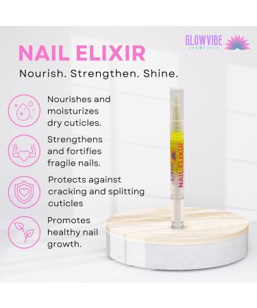 Buy Nail Elixir Cuticle Oil Pen | Nourishing Nail Serum with Vitamin E & Jojoba Oil | Fragrance-Free Manicure & Pedicure Essential - International Shipping Available - Buy Online on GoSupps.com