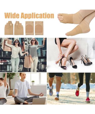 Toe Pads & Gel Heel Socks Set Comfortable Foot Protectors for Day & Night Support | Breathable Cushion Sleeves for Big & Little Toes - Buy Online on GoSupps.com