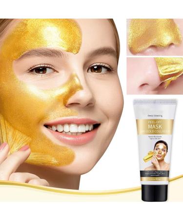 Foil Face Cover Gold Foil Masks Hydrating Facial Masks Deep Moisturizing Face Cover Facial Peel Off Masks Gold Facial Peeler Masks Perfect and Suitable for Women - Buy Online on GoSupps.com