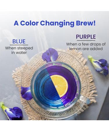 BLUE TEA - Indian Chai Masala - Plant Based Tea Bags 12 Count | TEA GIFT PACK | Herbal Tea - Caffeine Free - Gluten Free - Flower & Spices Based | Direct From Source - Buy Online on GoSupps.com