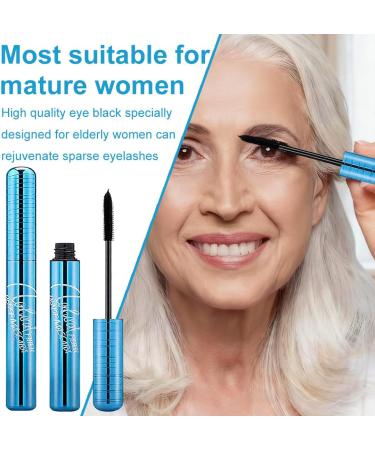 YOFDAL Mascara waterproof black hypoallergenic volumizing for thinning eyelashes and sensitive eyes mascara for older women - Buy Online on GoSupps.com