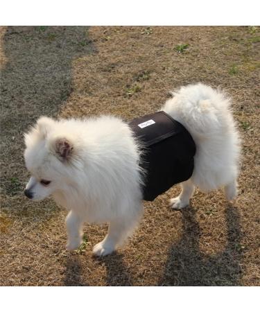 JoyDaog Male Dog Diaper Belly Bands - Reusable Black Size LL (16-20 Waist) | 3 Pack - Perfect for Training & Leakage Protection - Buy Online on GoSupps.com