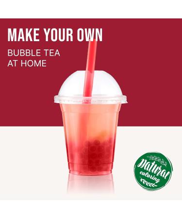 Pomegranate Popping Boba Pearls for Bubble Tea - 450gm | The Inspire Food Company | Vegan & Gluten-Free - Buy Online on GoSupps.com