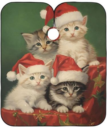 Buy Waterproof Barber Cape - Funny Christmas Cat & Cheetah Haircut Bib for Men & Unisex | International Shipping Available - Buy Online on GoSupps.com