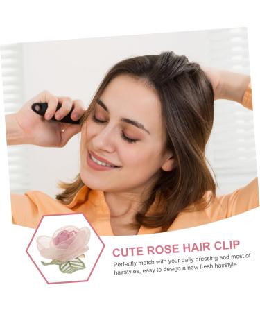 rose hair clips Rose vintage hair accessories for women spring and summer Metal cute the flowers hair accessories for women girl hair accessories bangs Miss headgear - Buy Online on GoSupps.com