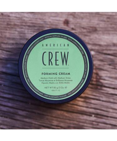 American Crew Men's Hair Forming Cream - Medium Hold & Shine - 3 oz (1 Pack) - Buy Online on GoSupps.com