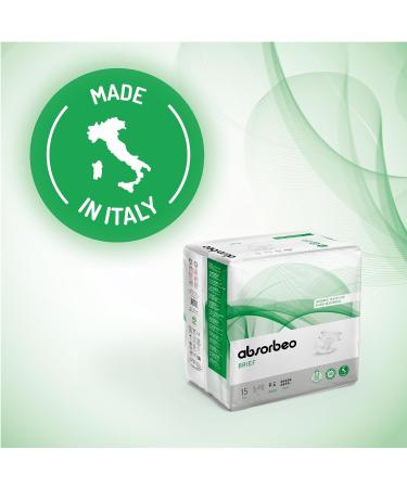 Absorbeo Maxi Diaper 15 Pieces | Ultimate Absorbent Aid for Severe Bladder Weakness | Comfortable Breathable Unisex Size L | Total Protection & Anti-Odour System - Buy Online on GoSupps.com
