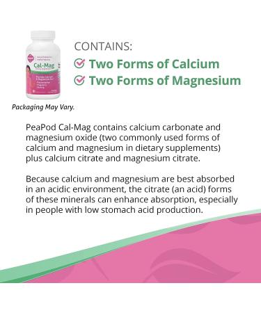 Fairhaven Health Peapod Cal-Mag Supplement for Pregnancy & Lactation | Calcium, Magnesium, Vitamin D3 | Gluten & Dairy Free | 1 Month Supply - Buy Online on GoSupps.com