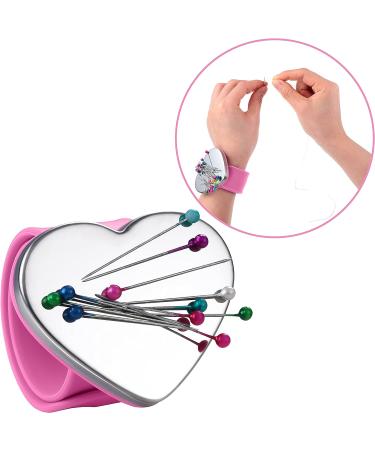 8-Piece Magnetic Wrist Pincushion & Combs Set - Rose Red Love Purple Rectangle - Buy Online on GoSupps.com