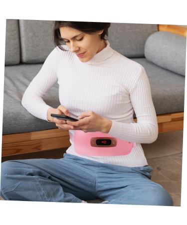 Fomiyes 2-in-1 Portable Heating Pillows & Massage Belt for Cramps Relief | Multi-Purpose Heating Cushion & Intelligent Massager - Buy Online on GoSupps.com
