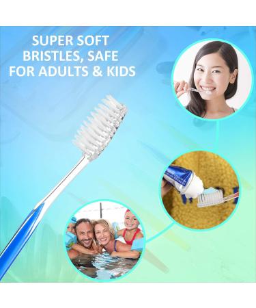 Disposable Travel Toothbrushes - Individually Wrapped Soft Bristle - 200 Pack for Adults & Kids | Ideal Travel Toiletries in 4 Colors - Buy Online on GoSupps.com