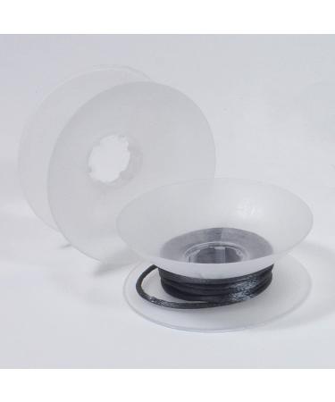 The Beadsmith No-Tangle Thread Bobbins - Set of 8 (1 7/8 Inches) White - Ideal for Kumihimo and Cord Management - Buy Online on GoSupps.com