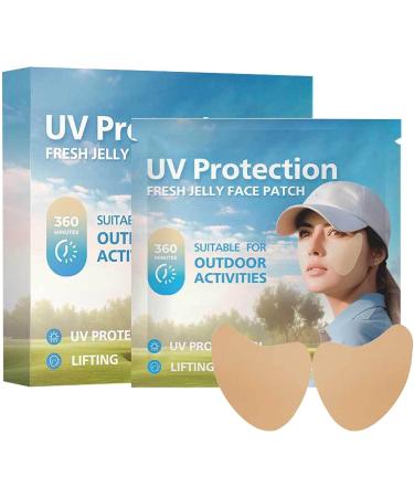 Sun Block Patches for Face | 5pair Facial Sunscreen Patch | Clear UV Facial Golf Patches UV Protection Face Outdoor Protection Sun Patch for Sun Protection - Buy Online on GoSupps.com