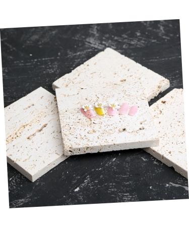 Housoutil 1pc Nail Pad Nail Embellishments Manicure Rack Makeup Manicure Photo Decor Nail Polish Stand Nail Resin Nail Art Display Board Nail Art Color Nail Display Tool Stone Rock - Buy Online on GoSupps.com