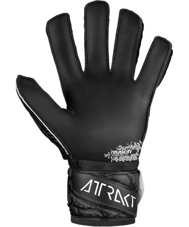 Reusch Unisex Youth Attrakt Infinity Junior Goalkeeper Gloves - Black Size 8 | International Shipping Available - Buy Online on GoSupps.com