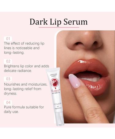 Jinshane Lip Serum by Vitamin Extract Lip Lightening for Dark Lips Lip Balm Dark Lip Treatment for for Smokers and Non-smokers Lip Brightener for Dark Lips Fade Cream 2Paack - Buy Online on GoSupps.com