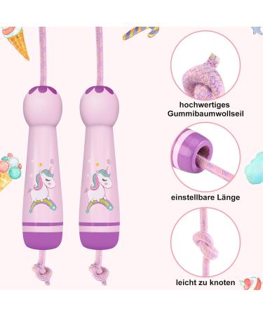 Buy Adjustable Jump Rope for Kids - Perfect for Ages 4-7 | Auidy 6TXD - Fun Outdoor Skipping Rope for Boys and Girls - Buy Online on GoSupps.com