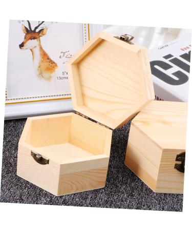 FRCOLOR 4 Pcs Wood Wrapping Boxes - Soap Flower Case & Jewelry Kit - Ladybug Treasure Chest & Bamboo Craft Boxes - 11x13cm - Perfect Gift Packaging - Buy Online on GoSupps.com