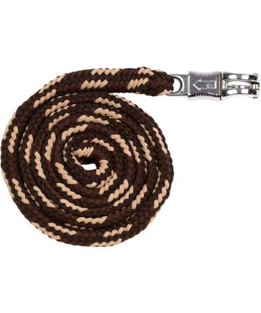 Buy RL24 Lead Rope with Snap Hook | BASICLINE - Multi-Color Options: Dark Brown Light Brown Beige | Ideal for Secure Tying - Buy Online on GoSupps.com