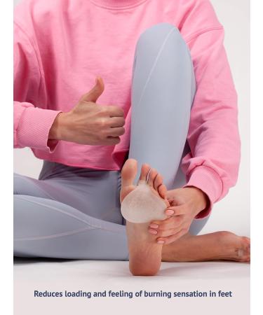 Metatarsal Pads for Women and Men - Soft Gel Foot Cushions for Ball of Foot - 2 Pairs for Foot Pain Relief - Buy Online on GoSupps.com