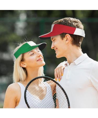 Adjustable Hollow Wapno Italy Flag Sun Hat - Breathable Sports Protection for Summer Hiking & Outdoor Activities - Black - Buy Online on GoSupps.com