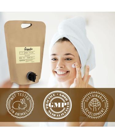  INTERCABO Refillable body milk in a "bag in a box" - organic moisturizing body cream for all skin types 3L. Eco-friendly packaging with a carrying handle. Save money and the environment. - Buy Online on GoSupps.com