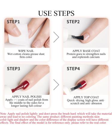 TBeautfave 8Pcs Nail Polish Set Cool Nail Varnish Sets Quick Dry&Long Lasting Glitter Nude Nail Polish Water Based Natural Nail Varnish Sets for Women DIY Nail Art - No Need Cure 04Sweet - Buy Online on GoSupps.com