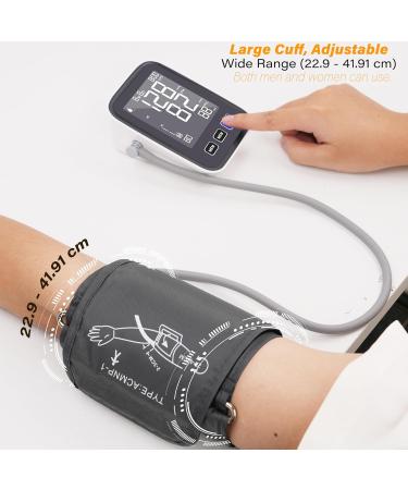 Automatic Upper Arm Blood Pressure Monitor - Dual User 2x90 Memories 8.5-16.5 Cuff Size Includes Batteries & DC Cable - Shop Internationally - Buy Online on GoSupps.com
