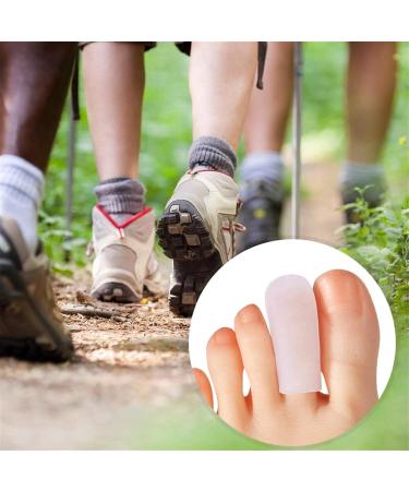 4x Gel Toe Caps for Ultimate Comfort | Protection for Bubbles Corns Hammer Toes & Ingrown Toenails - Buy Online on GoSupps.com