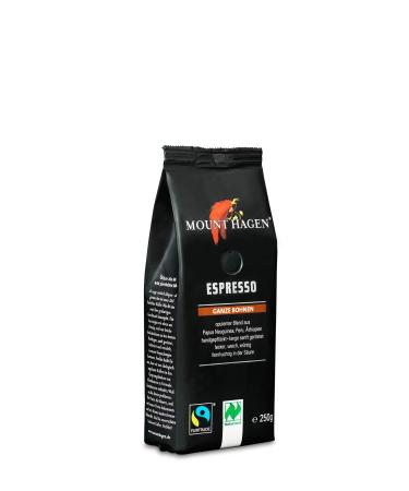 Coffee Beans Espresso FAIR Trade BIO 250 g - MOUNT HAGEN