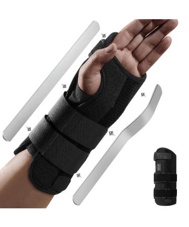 Wrist Brace Adjustable Carpal Tunnel Wrist Brace carpal tunnel wrist brace night support with Removable Sheet Metal Compression Support Wrist Support Brace for Tenosynovitis Sprains (Right  L/XL) Right Large-X-Large