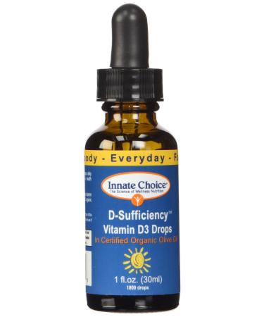 Innate Choice D Sufficiency Liquid Vitamin D3 1 Fluid Ounce