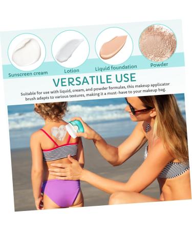 GREENADSCAPE Powder Brush For Loose Powder Makeup Brush Fiber Wool Foundation Brush Short Abs Face Brush - Buy Online on GoSupps.com