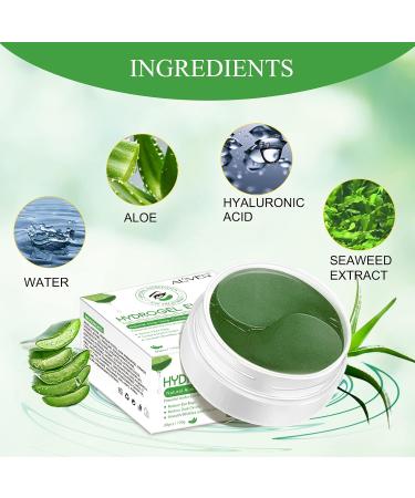 Under Eye Patches - 30 Pairs | Collagen Eye Mask for Dark Circles Puffy Eyes & Wrinkles | Hyaluronic Acid & Aloe | Moisturizing Anti-Aging Treatment - Buy Online on GoSupps.com