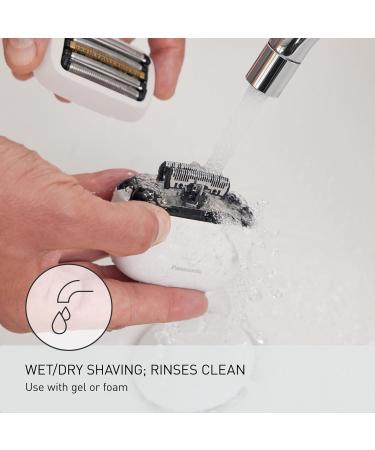 Buy Panasonic ARC5 Palm-Sized Electric Razor - Compact Luxury 5-Blade Shaver with USB-C Charging | Wet/Dry - ES-PV6A-W White - Buy Online on GoSupps.com