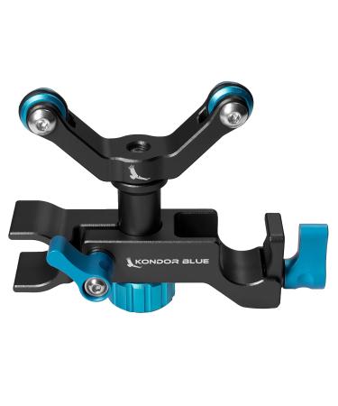 KONDOR BLUE Universal Lens Support Kit for LWS 15mm Rods | Black