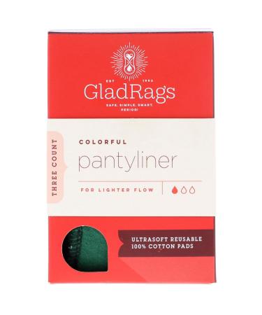 GladRags Pantyliner, Assorted, 3 Count