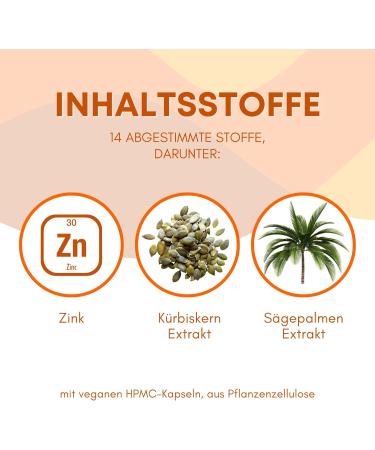 LOODUS Prosta Capsules High Dose Pumpkin Seed & Saw Palmetto Complex with Maca B6 Zinc & Selenium | Vegan 60 Capsules for Optimal Health - Buy Online on GoSupps.com