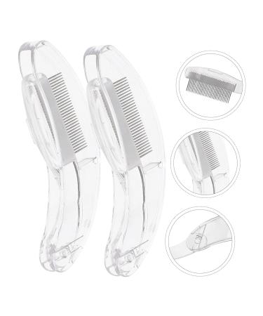 NOLITOY 4 Pcs Foldable Eyebrow Comb & Eyelash Beauty Tool - Reusable Stainless Steel Mascara & Lash Separator Brush - Portable Makeup Essentials - Buy Online on GoSupps.com