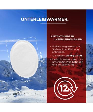 THERMOPAD Abdominal Warmer - 5 Heat Pads for 12 Hours of Ultimate Warmth & Relaxation | International Shipping Available - Buy Online on GoSupps.com