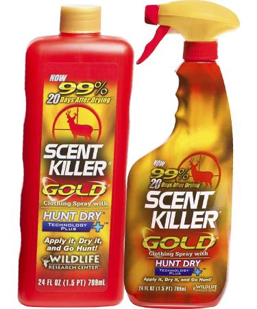 Scent Killer 1259 Wildlife Research Gold 24/24 Combo, 48 oz. 48 FL OZ