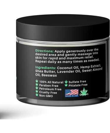 Medical Miracles New Hemp Salve Super Intense Strength 20 000 MG. Ideal for HIPS Joints Neck Back Elbows Fingers Hands and Knees. 100% Natural - Proudly Made in USA - Buy Online on GoSupps.com