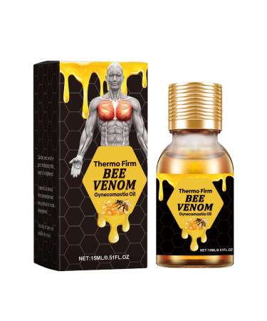 Huile de renforcement musculaire thoracique huile raffermissante pour homme avec formule et absorption rapide pratique et portable 15 ml pour la maison le travail la salle de sport
