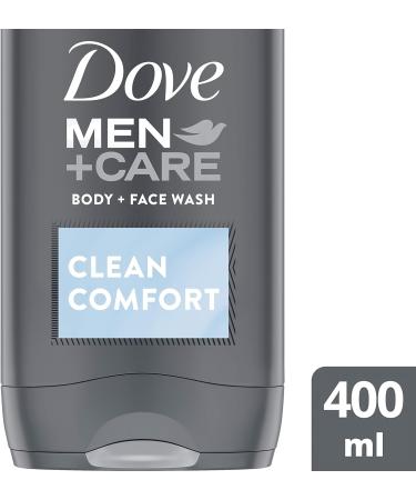Dove Men+Care Clean Comfort Body Wash 400ml - Hydrating Shower Gel for Men - Buy Online on GoSupps.com