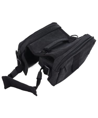 Cyrank Dog Backpack Harness Dog Weighted Vest Dog Hiking Backpack for Medium and Large Dogs(L-Black) L Black