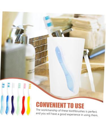Genetic Foldable Toothbrush Set - 6 Pieces Travel-Friendly & Practical Teeth Cleaning Accessories for Home & Hotels - Buy Online on GoSupps.com