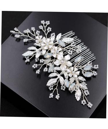 FRCOLOR Set of 2 Wedding Hair Combs Hair Accessories Bridal Hair Jewellery Combs Tiara Comb for Bride Hair Comb with Rhinestone Crystal Headpiece Snap the Drill - Buy Online on GoSupps.com