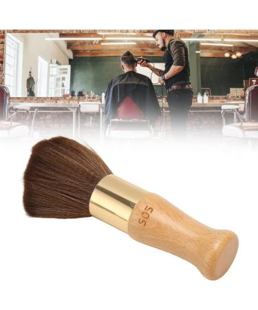 Barber Neck Duster Brush Fine Workmanship Face Neck Duster Sturdy Handle Skin Friendly Nylon Bristles for Salon - Buy Online on GoSupps.com