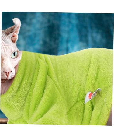 Yardwe Warm Pullover for Pets - Cozy Cat & Puppy Outfits | Sphynx Sweater & Kitten Sweater | Autumn & Winter Clothing | Light Green (37x34x34cm) - Buy Online on GoSupps.com